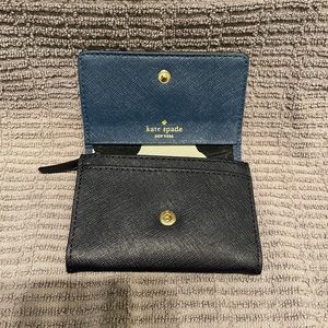 Kate Spade wallet two-tone blue